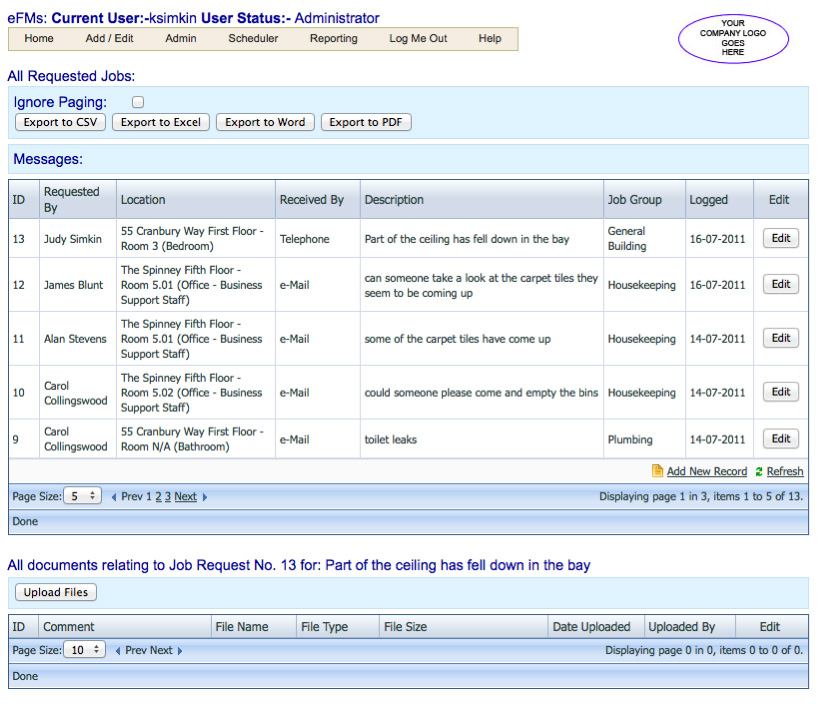 Facilities Management Software